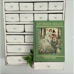 Vintage 1963 My Book House Story Time v2 Color Illustrated Olive Beaupré Miller
